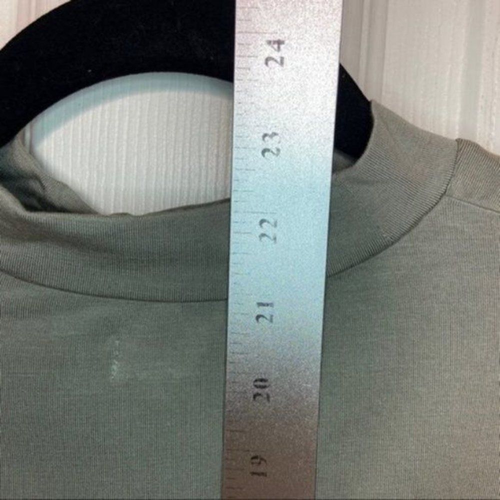 Madewell Green Mock Neck Shirt Size XXS - Picture 6 of 15